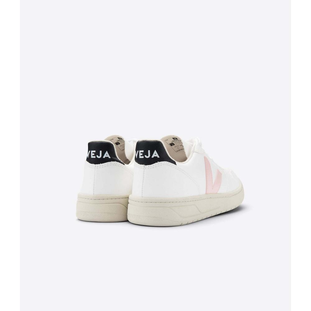 Veja V-10 CWL Women's Sneakers White/Pink | NZ 658TCE